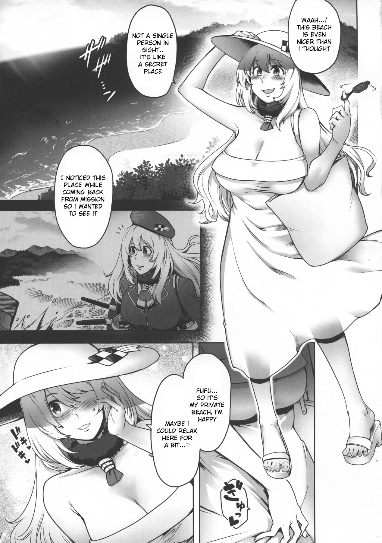 Hentai Manga Comic-Futanari Atago and The Secret Beach-Read-3